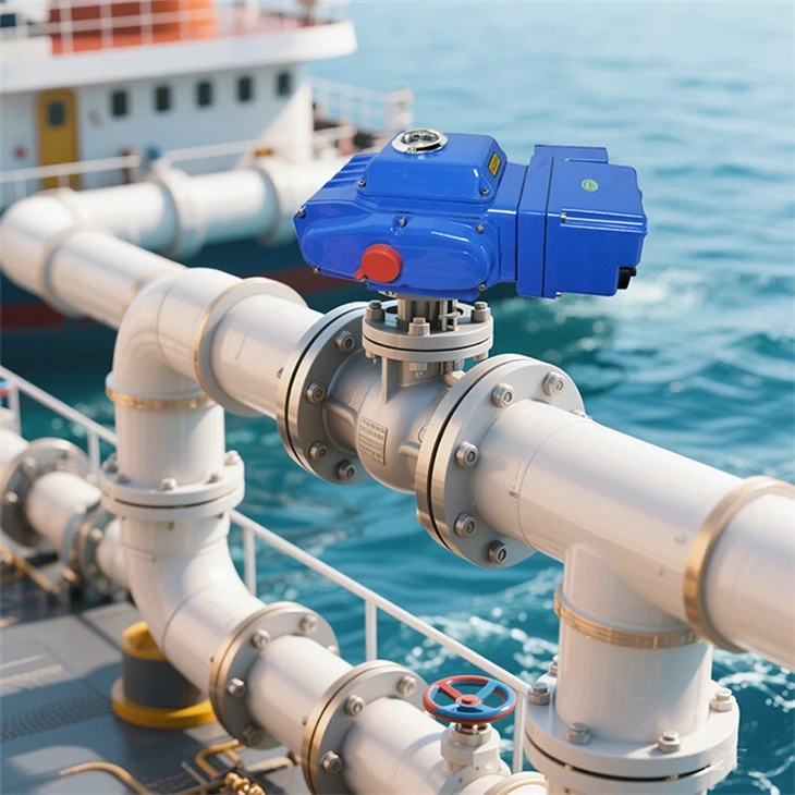 Shipbuilding Marine Industry Motorized Actuator 24V