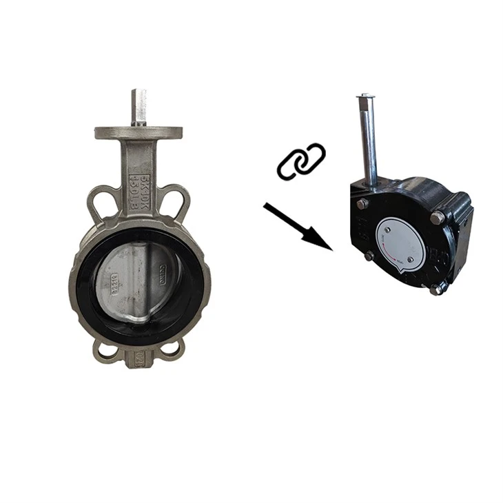 DN200 CF8M A351 Manual Control Butterfly Valve