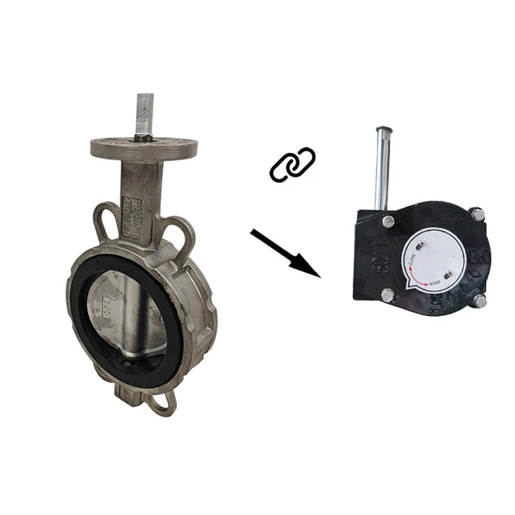 DN200 CF8M A351 Manual Control Butterfly Valve