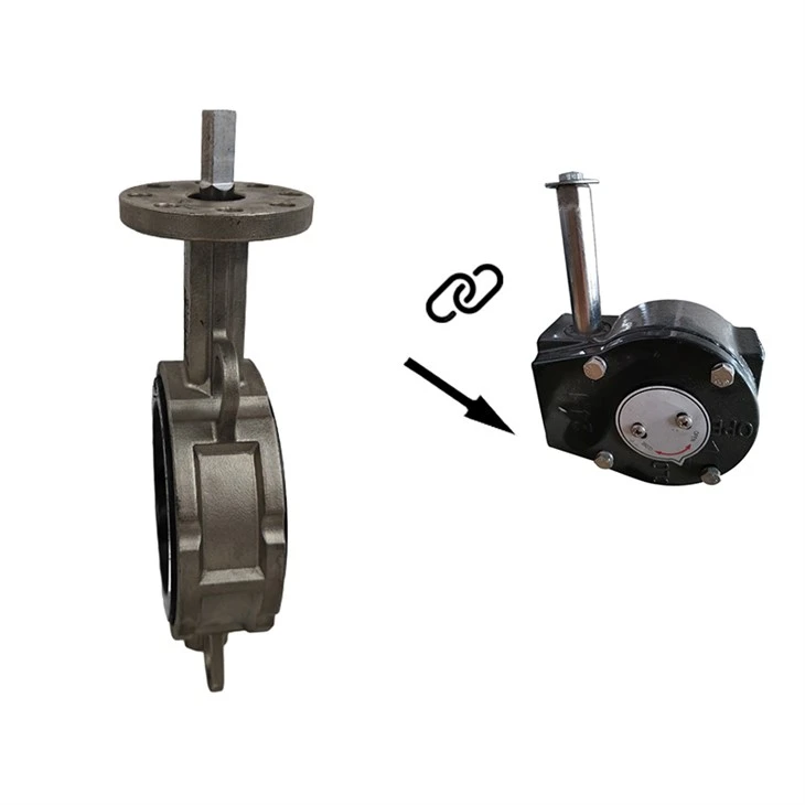 DN200 CF8M A351 Manual Control Butterfly Valve